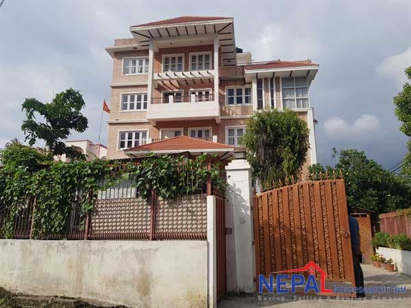 Modern bungalow on sale at Maharajgunj, Kathmandu