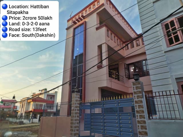 Residential house for sale at Hattiban