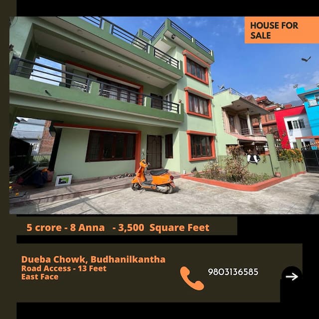 Duplex house for sale in Deuwa Chowk, Budhanilkantha